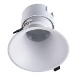 Foco Downlight LED COB Fijo Redondo Ø155mm 20w IP65 Konic VC, Blanco ó Negro
